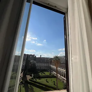 X2 Con Splendida Vista Sulle Terme Di Diocleziano E Sul Chiostro Di Michelangelo Rome